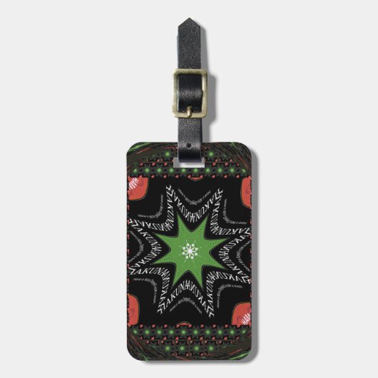 星の流れ ラゲッジタグ (正面縦)