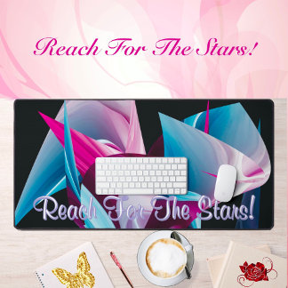 星の液化抽象芸術に手をやる気を起こさせる伸ばす デスクマット