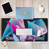 星の液化抽象芸術に手をやる気を起こさせる伸ばす デスクマット