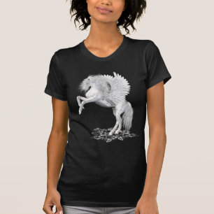 星の火。 ファンタジーの馬 Tシャツ
