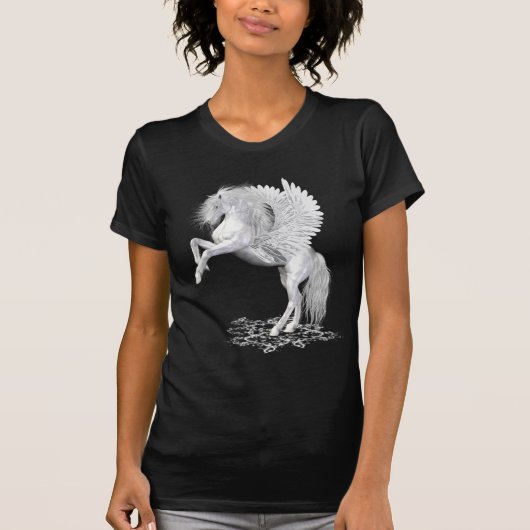 星の火。 ファンタジーの馬 Tシャツ (正面)