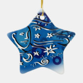 星の熟視 セラミックオーナメント (裏面)