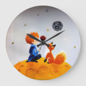 星の王子さま ラージ壁時計 (正面)