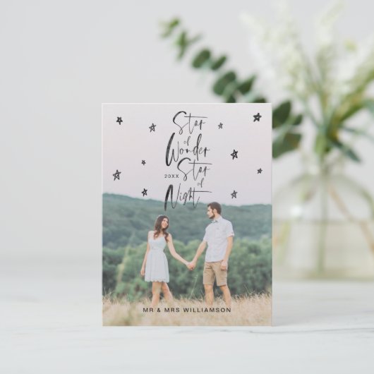 星の疑問に思星の星 | 写真と写真 シーズンポストカード (スタンド正面)