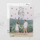 星の疑問に思星の星 | 写真と写真 シーズンポストカード (正面/裏面)