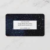 星の白い枠 名刺 (裏面)