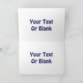 星の白熱［赤熱］光を放つ青い星 シーズンカード (内部)