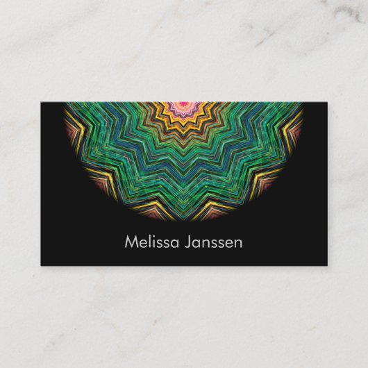 星の目-曼荼羅 名刺 (正面)