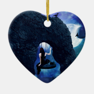 星の眺めのオーナメント セラミックオーナメント