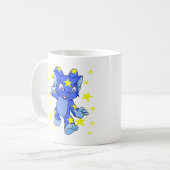 星の破烈の興奮する星明かりのAcara コーヒーマグカップ (正面左)