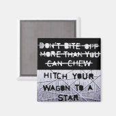 星の磁石にワゴン マグネット (正面/裏面)