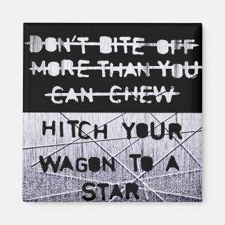 星の磁石にワゴン マグネット