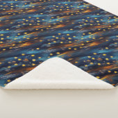 星の空 シェルパブランケット (3/4)