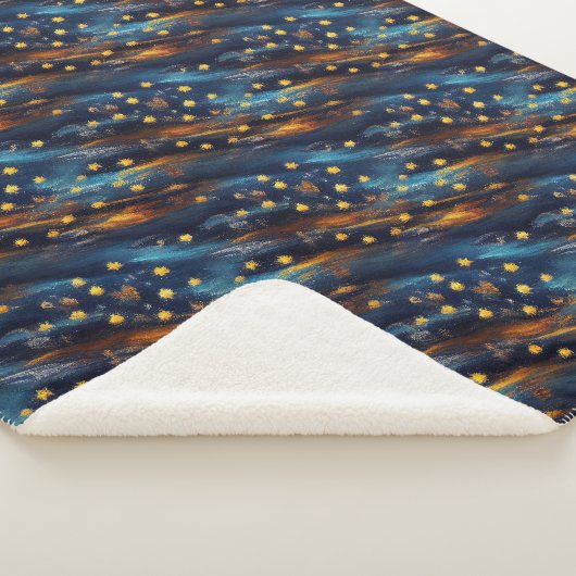 星の空 シェルパブランケット (3/4)