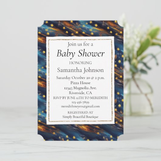 星の空 招待状 (スタンド正面)