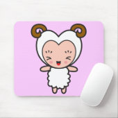 星の符号文字-牡羊座 マウスパッド (マウス)