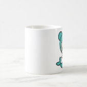 星の符号文字-魚類 コーヒーマグカップ (中央)