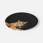 星の紙皿の下のトラ ペーパープレート (アングル)