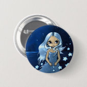 "星の紡績工"ボタン 缶バッジ (正面&裏面)