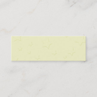 星の細いプロフィールカード コーリングカード