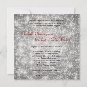 星の結婚式招待状で書かれる 招待状 (裏面)