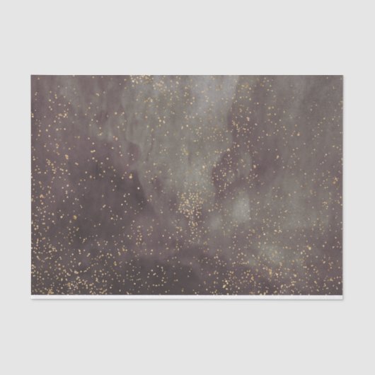 星の羊皮紙の梅の灰色銀河系 薄葉紙 (正面)
