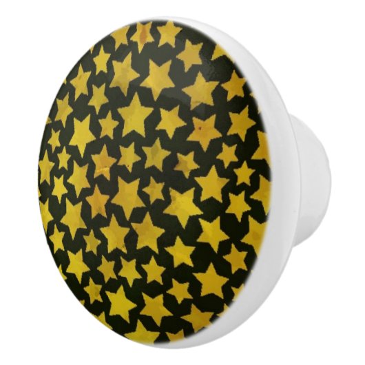 星の背景 セラミックノブ (右)