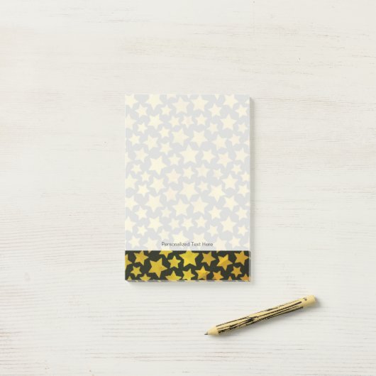 星の背景 ポストイット (デスク上)