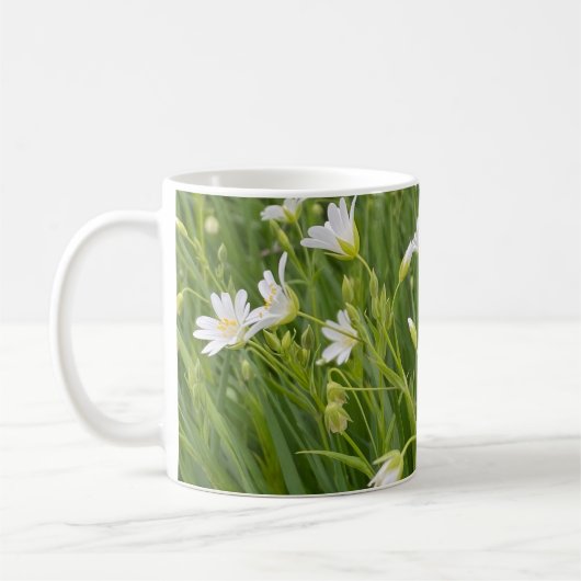 星の花が咲く森 コーヒーマグカップ (左)