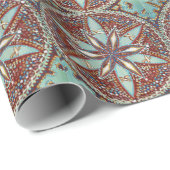 星の花の曼荼羅 ラッピングペーパー (ロールコーナー)