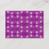 星の花の紫色 名刺 (裏面)