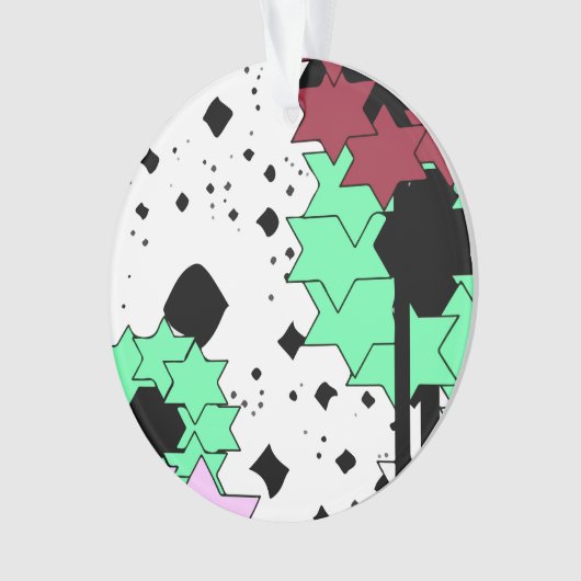 星の花 オーナメント (正面)