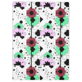 星の花 クリップボード (裏面)