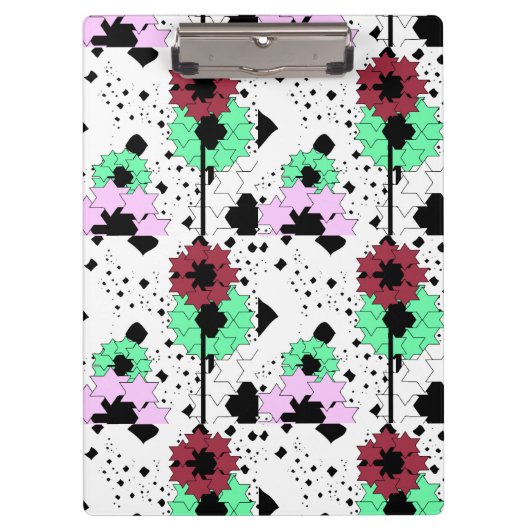 星の花 クリップボード (正面)