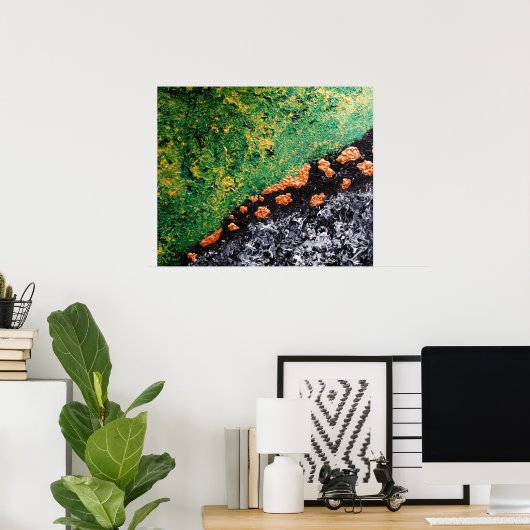 「星の落下」 ポスター (ホームオフィス)