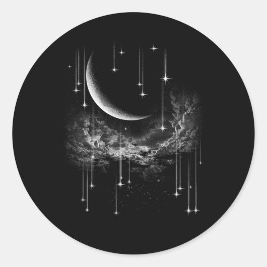 星の落下 ラウンドシール (正面)