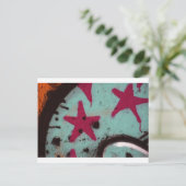 星の落書き ポストカード (スタンド正面)