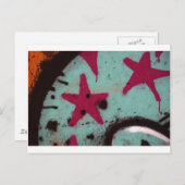 星の落書き ポストカード (正面/裏面)