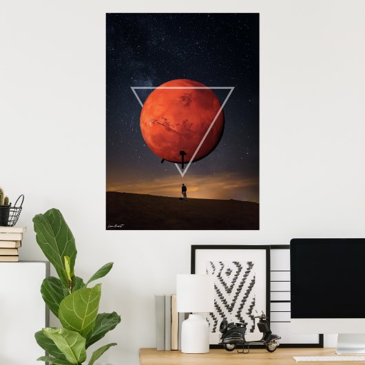 星の視線 ポスター (ホームオフィス)