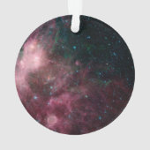 星の誕生と死を示す赤外線 オーナメント (裏面)