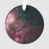 星の誕生と死を示す赤外線 オーナメント (正面)