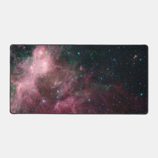 星の誕生と死を示す赤外線 デスクマット (正面)