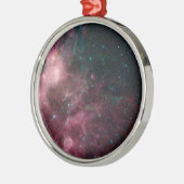 星の誕生と死を示す赤外線 メタルオーナメント (左)
