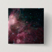 星の誕生と死を示す赤外線 缶バッジ (正面)