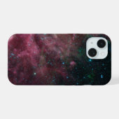 星の誕生と死を示す赤外線 iPhone 15ケース (裏面横)