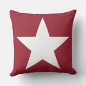 星の赤白青 クッション (裏面)