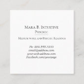 *~*星の超音波中色 スクエア名刺 (裏面)