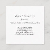 *~*星の超音波中色 スクエア名刺 (裏面)