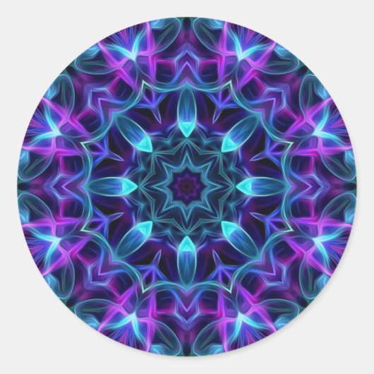 星の輝き ラウンドシール (正面)