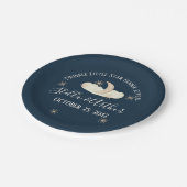 星の輝く小さな星のジェンダーが天を明らかにする ペーパープレート (アングル)